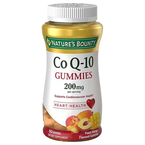 Nature's Bounty CoQ10 200 mg Gummies Peach Mango | Walgreens