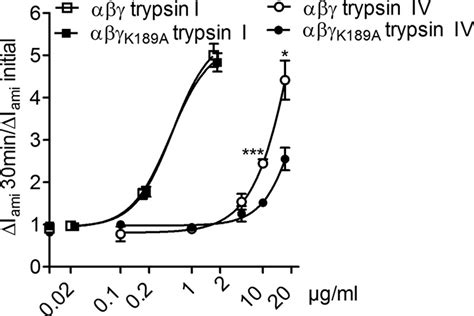 Effect Of Mutating A Putative Trypsin Iv Cleavage Site Lys In