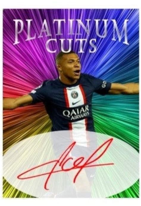 Kylian Mbappe Platinum Cuts Facs Auto Only 1000 Made Paris Saint ...