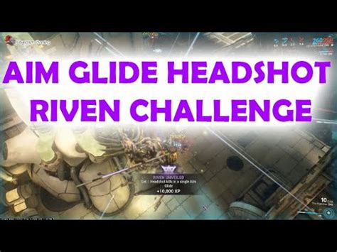 Warframe Easy Aim Glide Headshot Riven Challenge Youtube