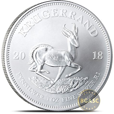 Buy 2018 1 Oz Silver Krugerrand South African Bullion Coin 999 Fine