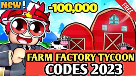 4 NEW FARM FACTORY TYCOON CODES AUGUST 2023 CODES FOR FARM FACTORY