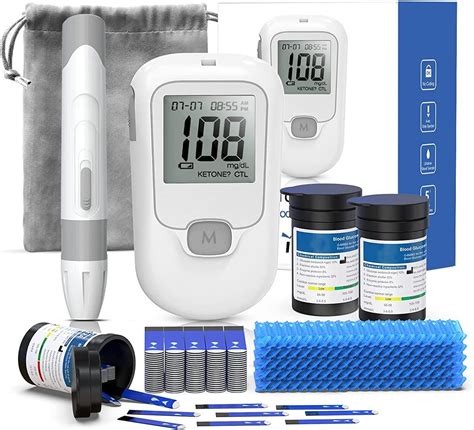 Vvindefs Blood Glucose Monitor Kit G B Blood Sugar Test Kit With