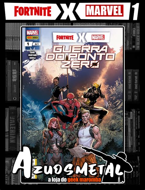 Fortnite X Marvel Guerra Do Ponto Zero Vol Hq Panini