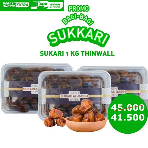 Jual Kurma Sukari Kg Premium Timur Tengah Sukkari Original High