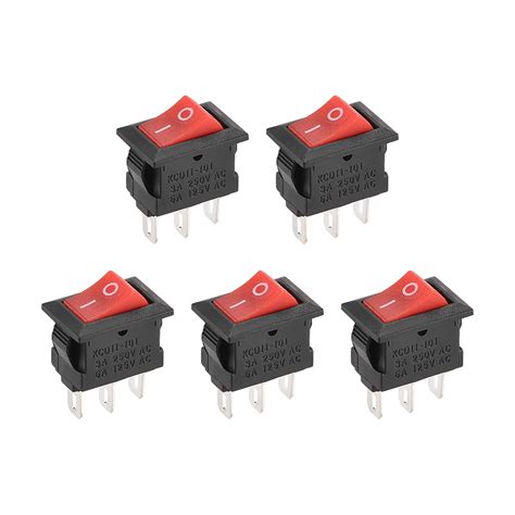 Mini Boat Rocker Switch Red Toggle Switch For Boat Car Marine On On Ac