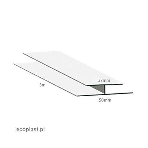 WS POL brąz Listwa łącząca H do paneli PVC 3m ECOPLAST