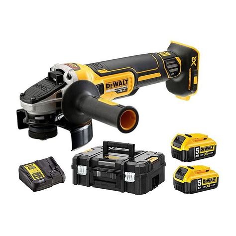 DEWALT Aku Kutna Brusilica BL DCG405P2 QW 2xAku 18V 5 0Ah BRUSHLESS