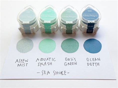 Versamagic Tintenpads Tsukineko Stempel Pad Etsy Ocean Depth Ocean