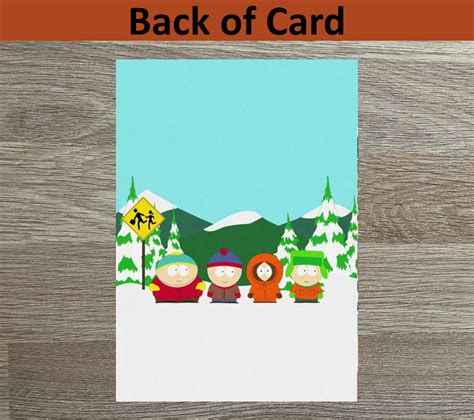 South Park Birthday Card Etsy