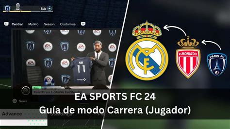 EA Sports FC 24 Guía para modo carrera de jugador