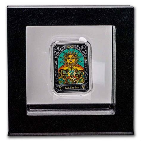 Buy 2022 Republic Of Cameroon Black Proof Silver Tarot The Sun Apmex