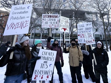 Decriminalize Our Work Sex Workers Advocates Rally In Montreal