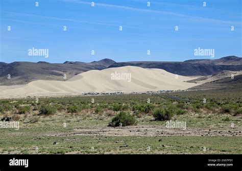 Sand Mountain - Recreation Area, Nevada Stock Photo - Alamy