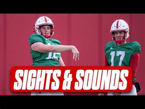 Nebraska Football Spring Practice Sights Sounds I April 9 I Nebraska