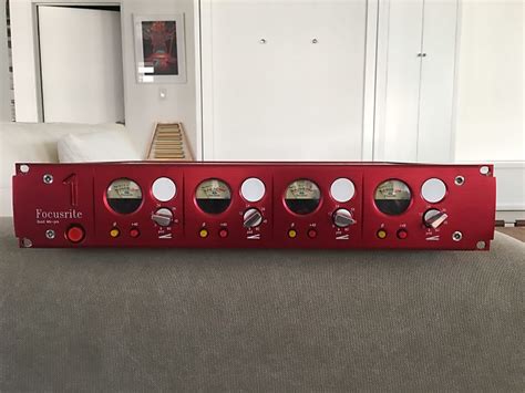 Focusrite One Quad Mic Pre Red Reverb