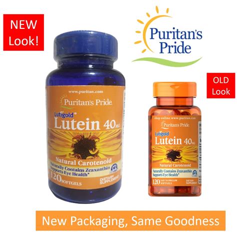 Puritan S Pride Lutigold Lutein 40mg 120 Softgels Expiry March 2025