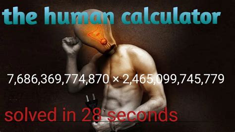 The Human Calculator A Woman Multiply Two 13 Digit Numbers In Just