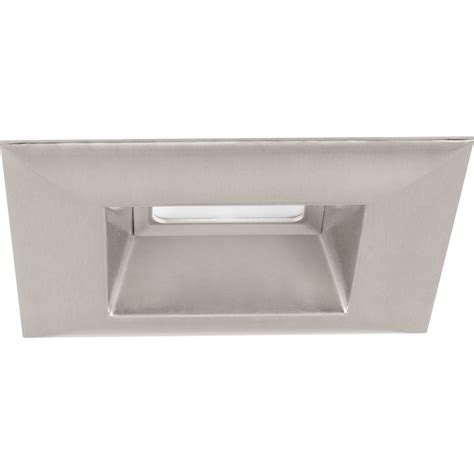 Progress Lighting Led Retrofit Square Collection 5 Inch Brushed Nickel