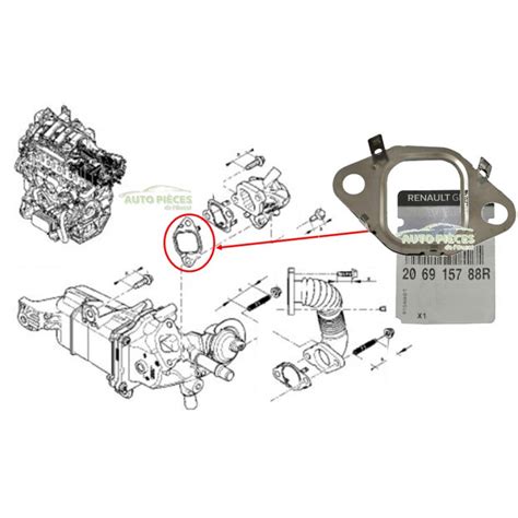 Joint Refroidisseur Egr Opel Vivaro B Cdti