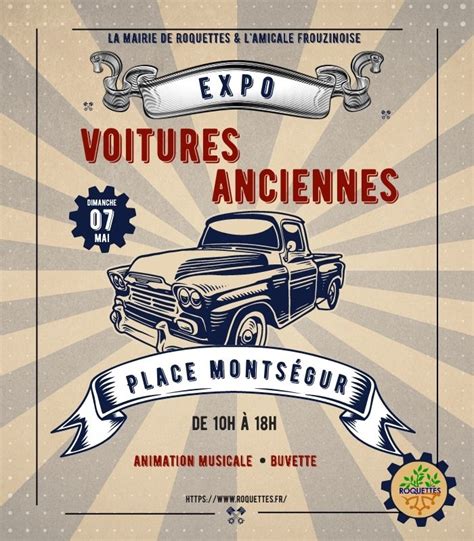 Exposition De Voitures Anciennes Mairie De Roquettes