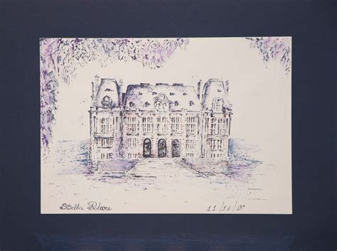 Mairie De Versailles Dessin Par Stella Polare Artmajeur