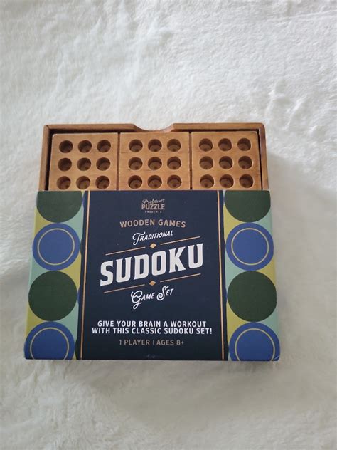 Sudoku Game Wooden Board Hobbies Toys Toys Games On Carousell