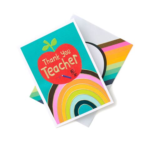 Thank You Teacher Card Hello Kit Co