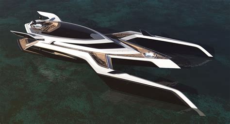 Motor Yacht Design Visualization Behance