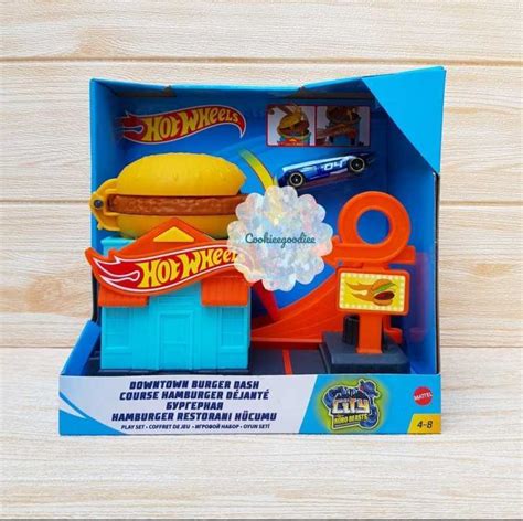 Jual Hot Wheels City Downtown Burger Dash Playset Di Seller Pumpkin