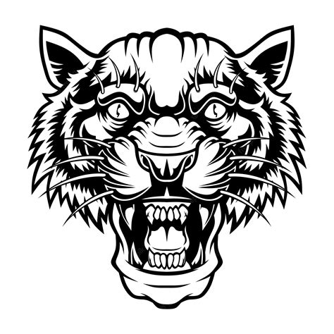 Premium Vector Angry Panther Head