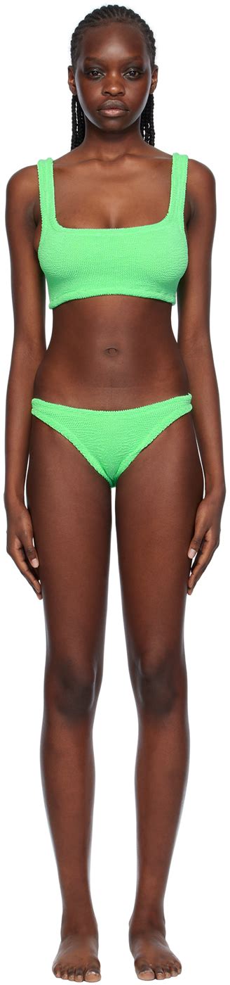 Green Xandra Bikini By Hunza G On Sale