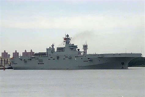 Chinese Militarys First Type 075 Amphibious Assault Ship Begins Sea Trial Hong Kong News