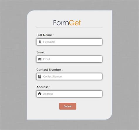 Form Styling with HTML/CSS3 | FormGet