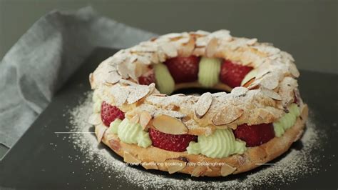 Strawberry Pistachio Paris Brest Recipe