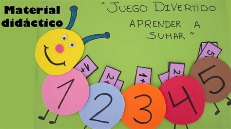 Juego divertido Aprende a sumar Material didáctico YouTube