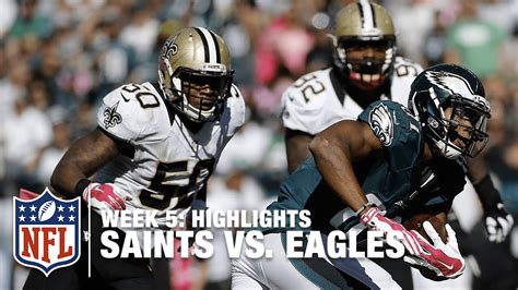 Saints Vs Eagles Week 5 Highlights NFL YouTube