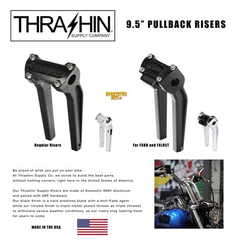 ฟรสงผอน0 Thrashin Supply 9 5 Pullback Handlebar Risers