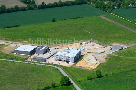 Barsbüttel von oben Neubau Baustelle im Gewerbegebiet Rahlstedter