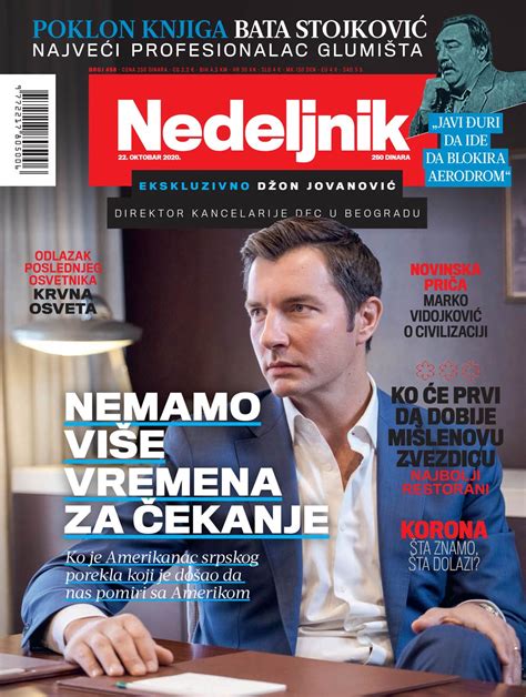 Elektronsko PDF Izdanje Nedeljnika Br 458 Od 22 Oktobra Nedeljnik