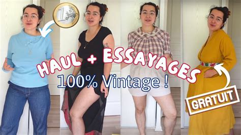 Gros Haul Essayage V Tements Vintage De Seconde Main I Dressing D