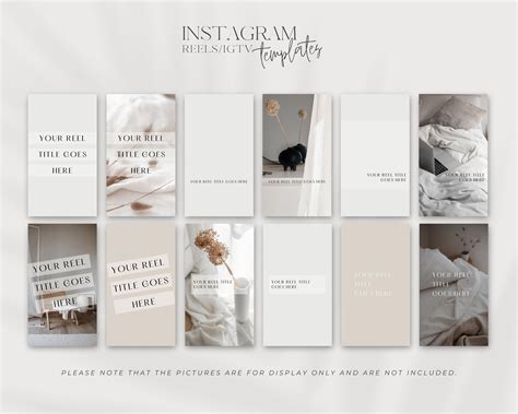 Instagram Reels Cover Instagram IGTV Cover Instagram Canva Templates ...