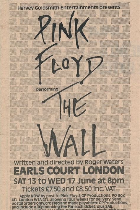 Pink Floyd The Wall Live At The Earl S Court 1980 The Movie