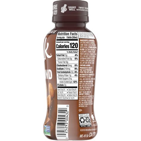 Silk Shelf Stable Dark Chocolate Almond Milk 147072 Grovara