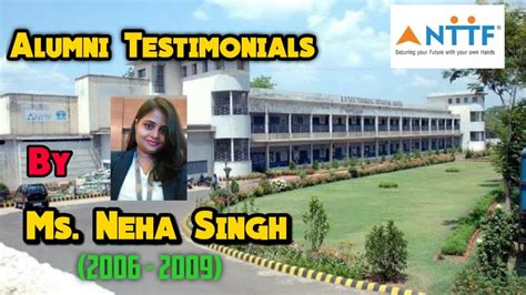 Nttf Alumni Testimonial By Neha Singh Youtube