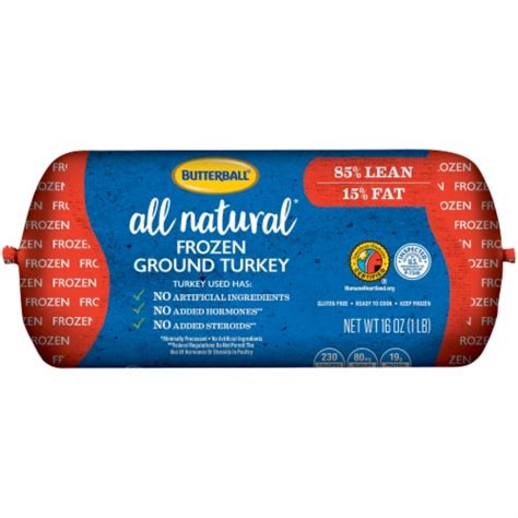 Butterball All Natural Frozen Ground Turkey Chub 16 Oz Harris Teeter