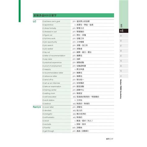 全新！新制多益 Toeic 單字大全：備考多益唯一推薦權威單字書！不論題型如何變化，內容持續更新，常考字彙表達完全掌握，準確度最高！（附音檔