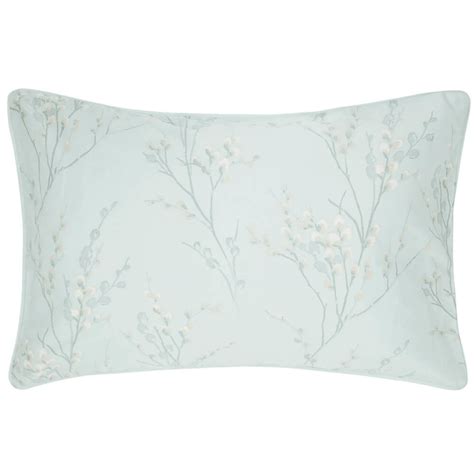 Laura Ashley Pussy Willow Duck Egg Blue Pair Of Pillowcases Jarrolds Norwich
