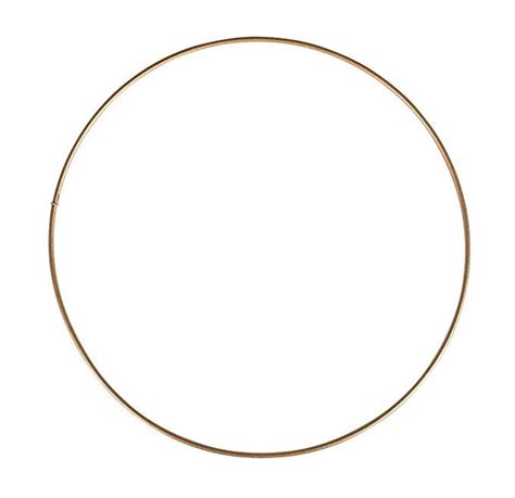 Rayher 2505206 Metallring Beschichtet 20 Cm Durchmesser Gold Hoop