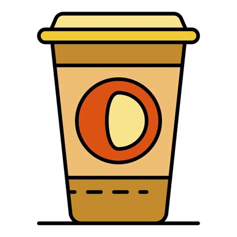 Premium Vector Coffee Plastic Cup Icon Outline Coffee Plastic Cup